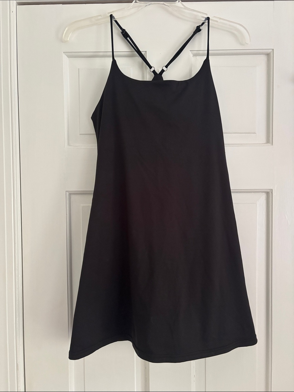 Black Women's Adjustable-Strap Athletic Dress
